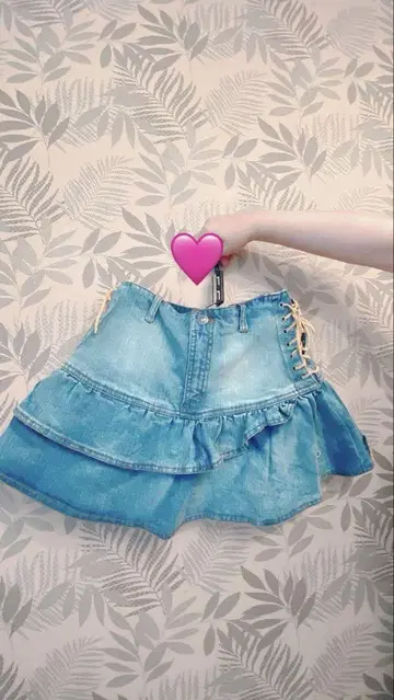 OXOXO 프릴 디자인 미니 스커트