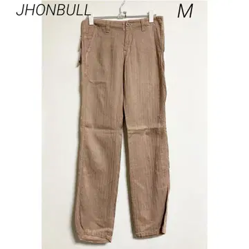 0270 JHONBULL 젬블 택 포함 새상품 핑크 베이지 팬츠