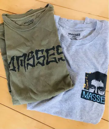 MASSES L 사이즈 티셔츠 2장 세트 마시스 기무라 타쿠야 텐더 로인