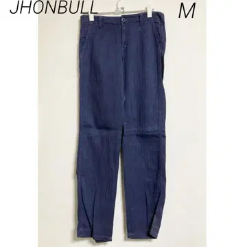 0271 JHONBULL 젬블 택 포함 새상품 네이비 워크 팬츠 M