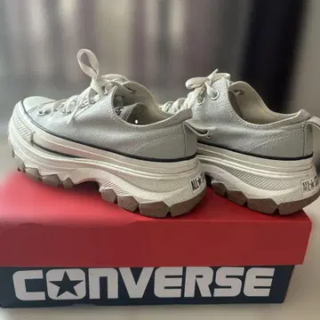 CONVERSE ALL STAR 그레이 통굽 스니커즈