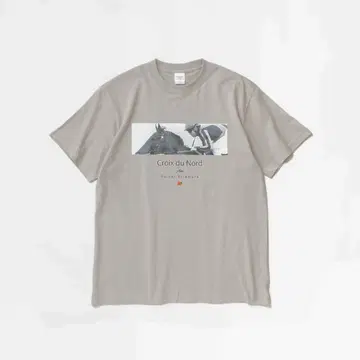 크로와 듀놀 그래피티 티셔츠 그레이 XL A 패턴 경마