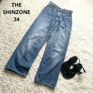 HE SHINZONE 라이트 블루 데님 BOOMSPA18 34 사이즈
