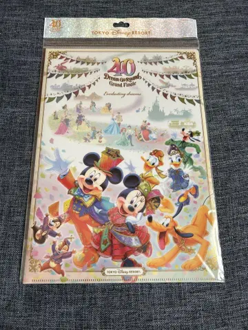 디즈니 40주년 그랜드 피날레 클리어 홀더 3종 세트