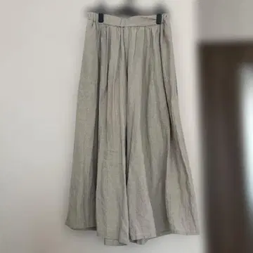 evam eva 에붐에바 린넨 100% 와이드 팬츠