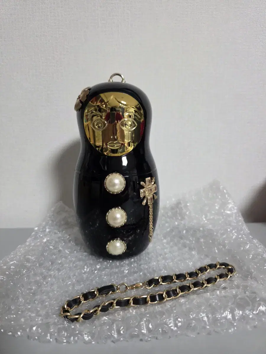 Matryoshka Russian doll-shaped clutch acrylic bag clutch handbag