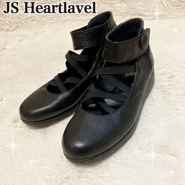 JS Heartlavel 하트 라벨 크로스 벨트 펌프스 스니커즈