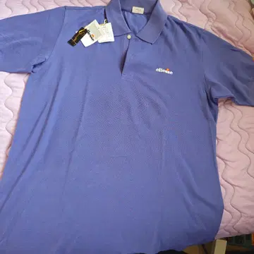 ellesse 퍼플 피케 셔츠