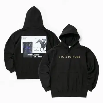 크로아 듀놀 후드티 블랙 XL 경마