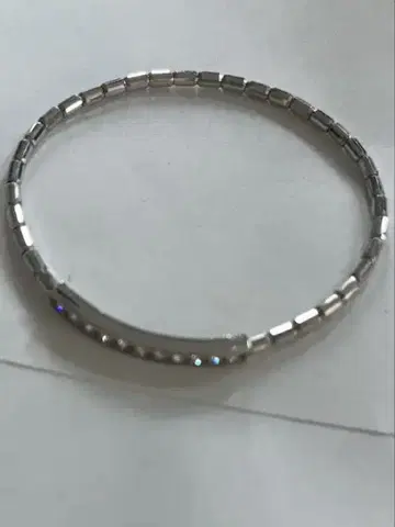 플라티나 다이아 프리 팔찌 뱅글
