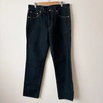 남성용 데님 팬츠 다크 네이비 빅 사이즈 91cm 하의 청바지 청바지