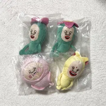 코비토즈칸 봉제 인형 가챠가챠 캡슐 토이 묶음 판매 4종 세트