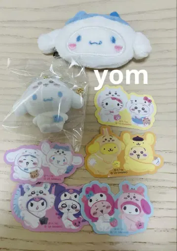치이카와 (먼작귀) 산리오 캐릭터즈 시나모롤 헤어 클립 세트