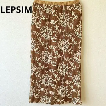 LEPSIM 코드 레이스 스커트