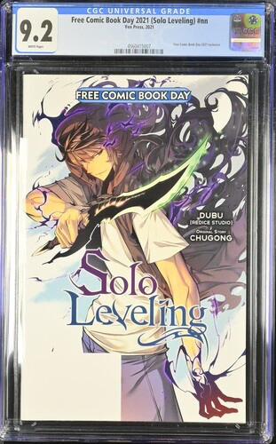 Solo Leveling Free Comics dey Limited Edition 2021 CGC 9.2