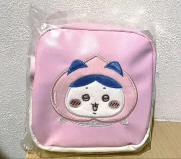 치이카와 스퀘어 파우치 피치 하치와레 쇼미도 복숭아 새상품 복조리 굿즈