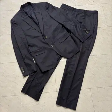 HUGO BOSS 휴고 보스 네이비 스트라이프 비즈니스 정장 L