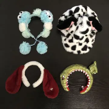 USJ 머리띠 디즈니 달마시안 캡 4개