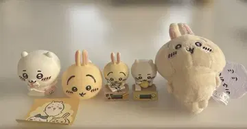 치이카와 토끼 종이상자 워치 소프트 비닐 미니 봉제 인형 세트