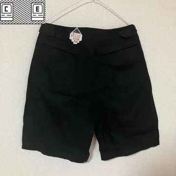 C.E C.E 하프 카고 팬츠 블랙