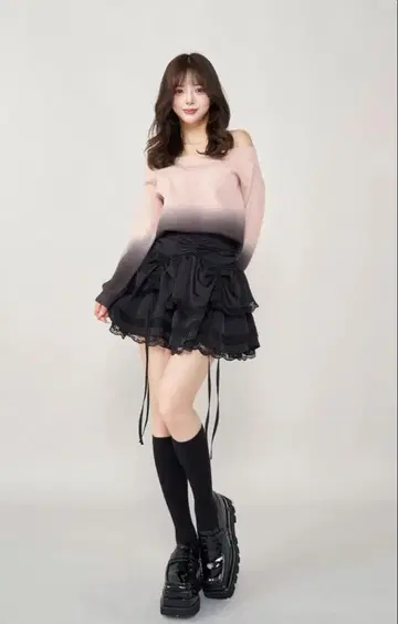 Darich 랜덤 프릴 미니 스커트
