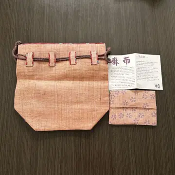 나라 사리 린넨 깃발 복조리 티슈 케이스