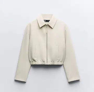 미사용 새상품 ZARA 자라 셔츠 봄버 자켓 숏 겉옷