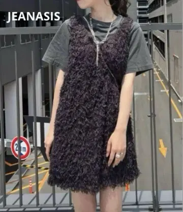 JEANASIS/페더 슬리브리스/F