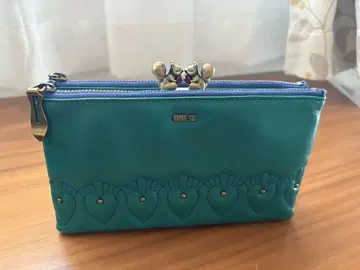 ANNA SUI 체인 지갑 터콰이즈