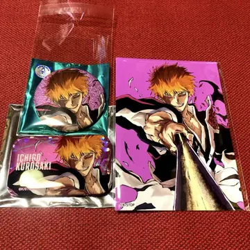 BLEACH 923 WORLD 쿠로사키 이치고 캔뱃지 홀로그램 캔뱃지