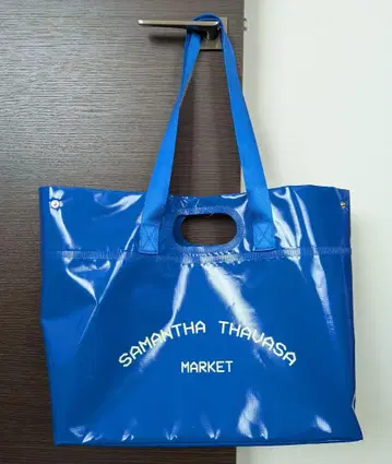 SAMANTHA THAVASA 파랑 토트백