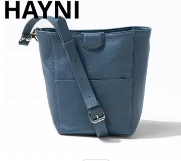 미사용 새상품 HAYNI 헤이니 숄더백 마그레타 블루 천연 가죽