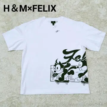 1663 택 포함 새상품 H&M FELIX 티셔츠 오버 사이즈 L