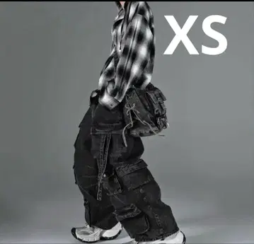 ADRER 파라슈트 카고 팬츠 데님 XS 사이즈