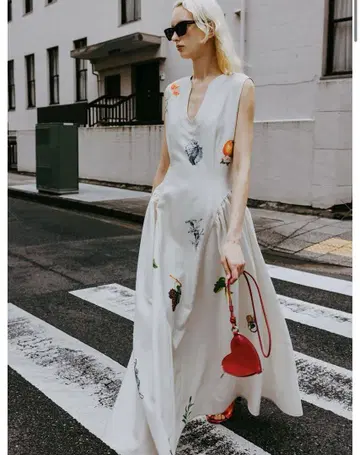 아메리빈티지 ELEANOR LINEN LIKE DRESS