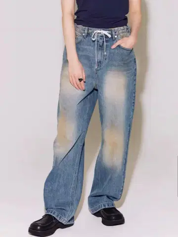 새상품 LOTSYOU lotsyou MS30 미드 블루 데님