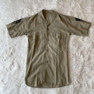 실물 미국 해병대 USMC S/S 셔츠 밀리터리 셔츠 삼등 중사