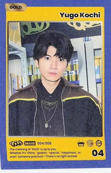 SixTONES GOLD 타카치 유고, 트레이딩 카드를 매일.