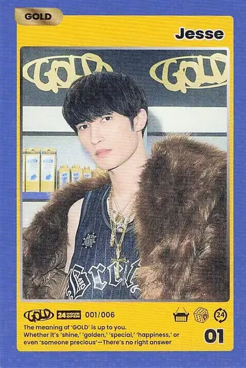 SixTONES GOLD 제시, 일상에서 트레이딩 카드를.