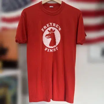 80년대 티셔츠 Freybe's Finest 빨간색