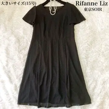 Rifanne Liz 도쿄 SOIR 꽃 자수 원피스 15호 빅 사이즈