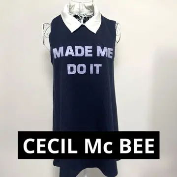 CECIL Mc BEE 슬리브리스 미니 원피스