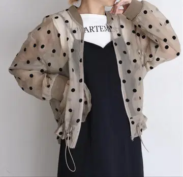 Eimee law 도트 시어 블루종