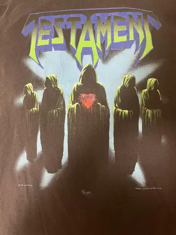 1990 TESTAMENT 테스타먼트 투어 티셔츠