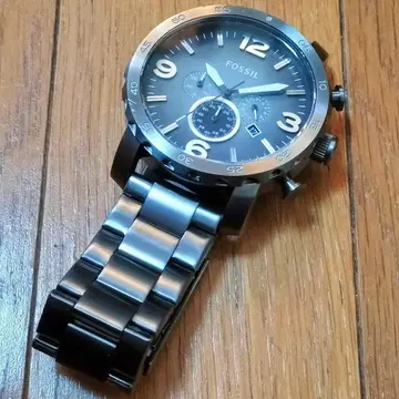 FOSSIL 그레이 크로노그래프 손목시계 새상품 배터리 교환 완료