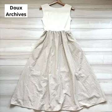 Doux Archives 슬리브리스 롱 원피스 FREE 베이지