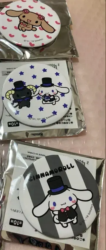 루로로마닉 시나몬 시나모롤 퓨로랜드 캔뱃지 일본 한정판