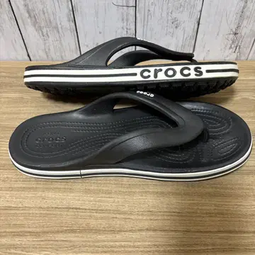 크록스 블랙 비치 샌들 25cm