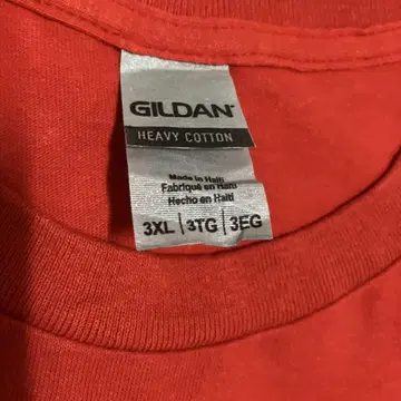 GILDAN 에메랄드 코스트 티셔츠 3XL 루즈한 사이즈