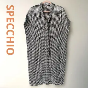 스페치오 [플리츠 원피스] 보타이 SPECCHIO